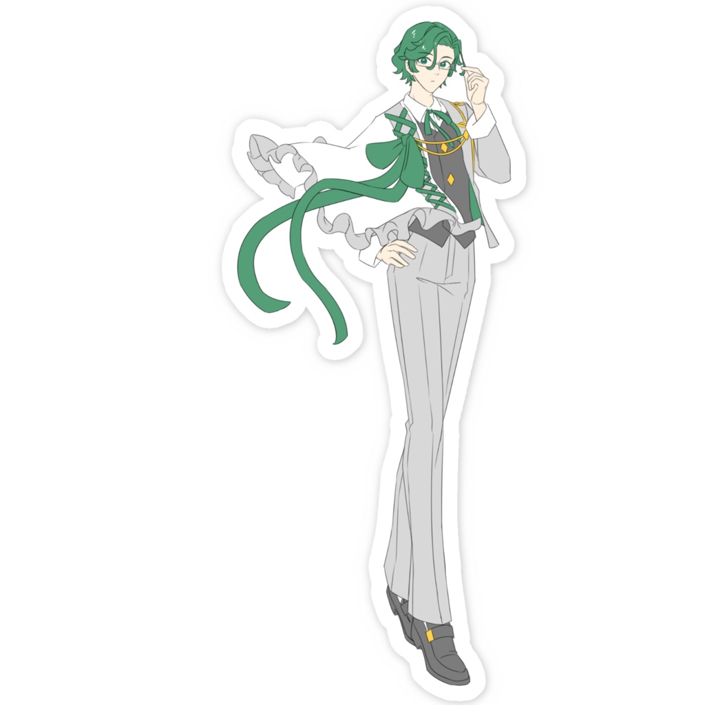 香月皇貴 スマホステッカー デフォ衣装ver.