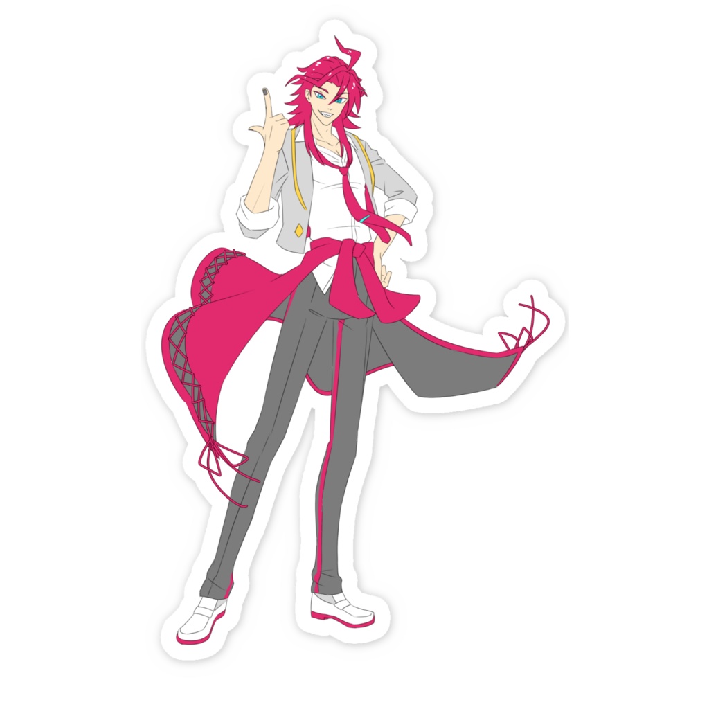 最上駕巌 スマホステッカー デフォ衣装ver.