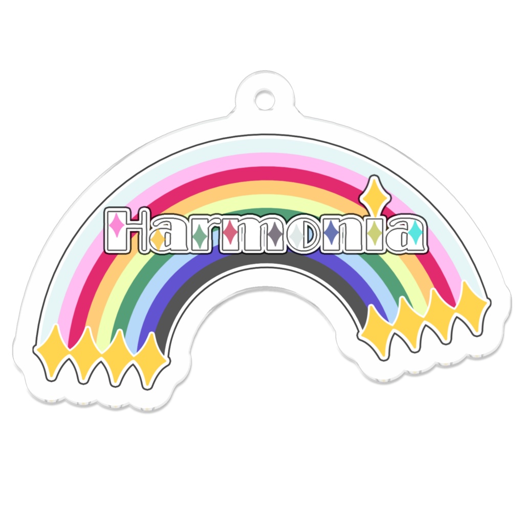 Harmoniaロゴアクリルキーホルダー　