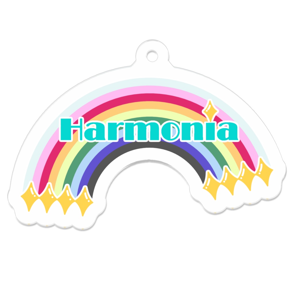 Harmoniaロゴアクリルキーホルダー(コーティング) 久世絢虹
