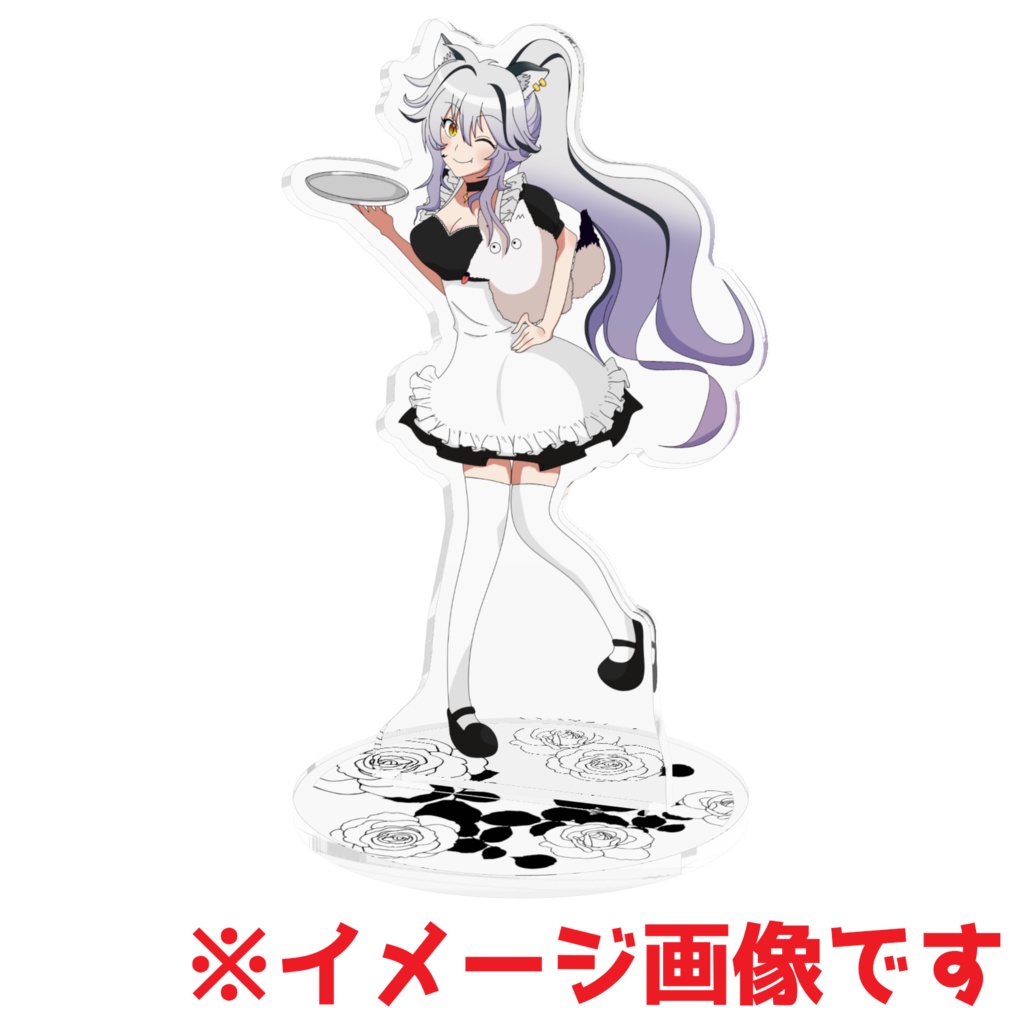 白虎あきねメイド服アクリルフィギュア