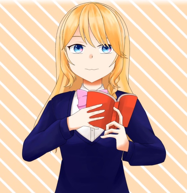 【汎用 live2Dモデル】金髪の女子高生