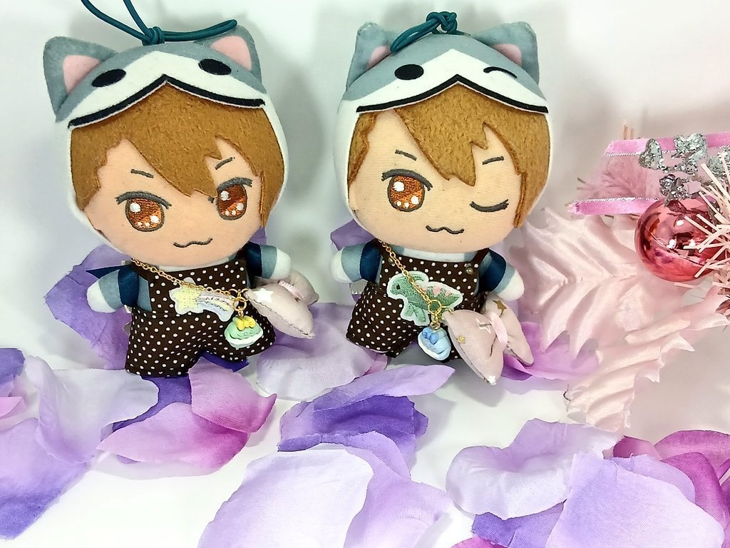 サロペット＆リボンバッグ風チャーム