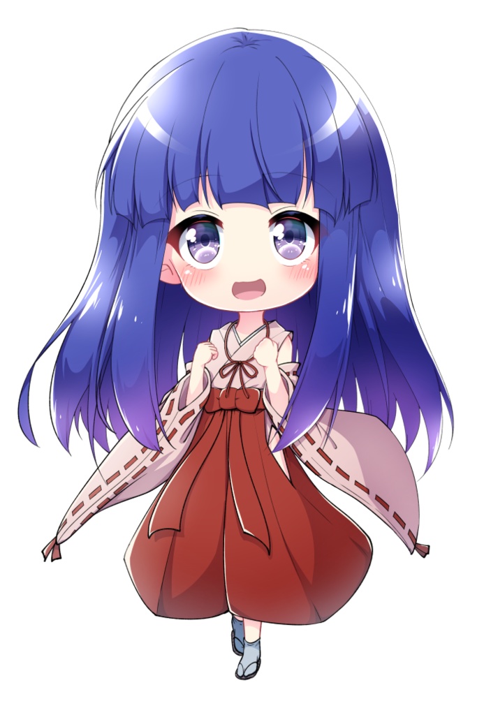 巫女梨花ウッドキーホルダー(雛見沢村綿流し祭17/ひぐらしのなく頃に)