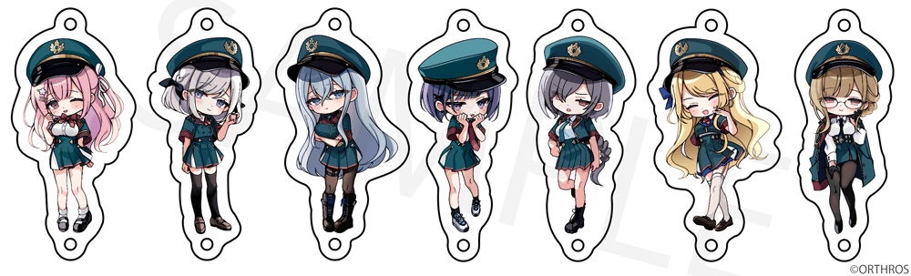 つなげるアクリルキーホルダー【ランダム封入・再販】