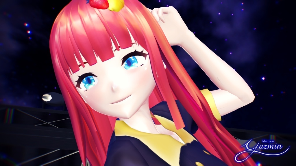 Cute blue shining eyes