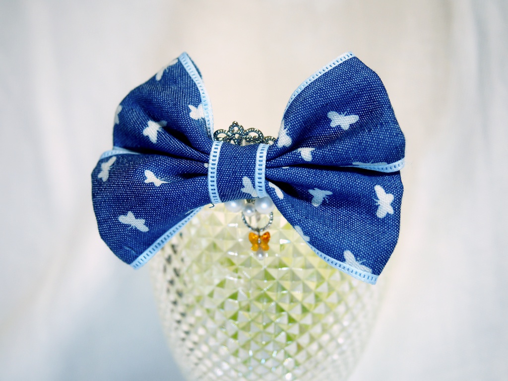 ★リボンとスワロのポニーフック