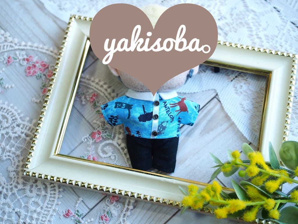 アニマル柄シャツ 12cmぬい用