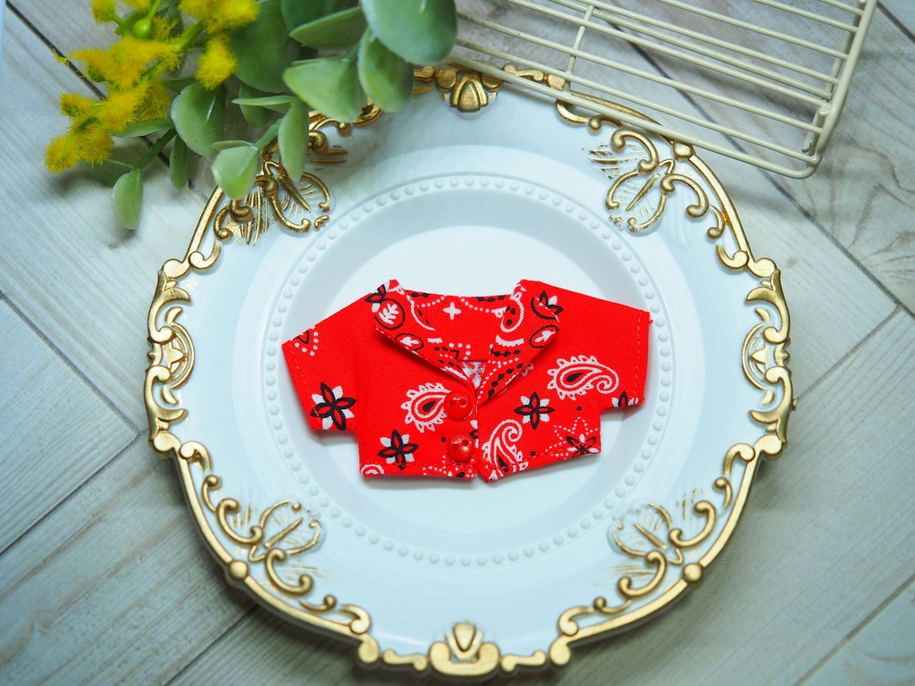 ペイズリー柄アロハ風シャツ★再販★