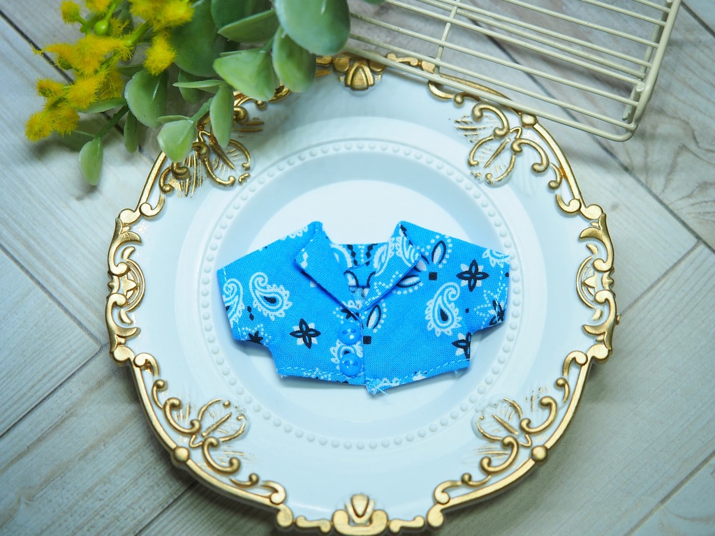 ペイズリー柄アロハ風シャツ★再販★