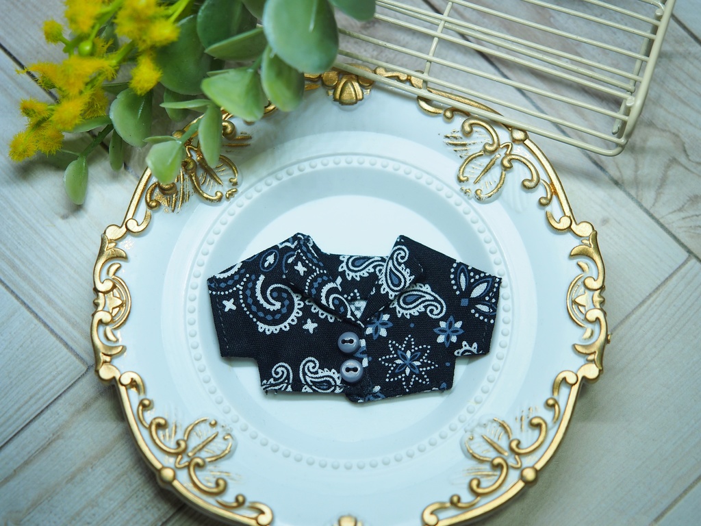 ペイズリー柄アロハ風シャツ★再販★