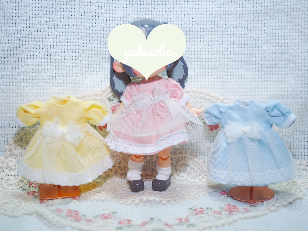 パステルシフォンワンピース