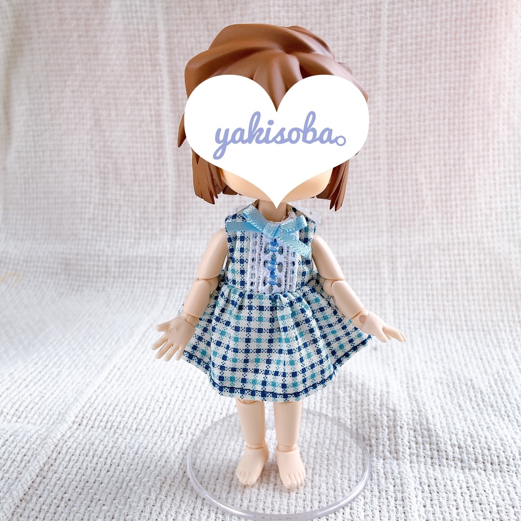 チェックワンピース