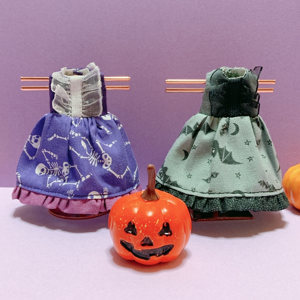 ハロウィン柄ワンピース