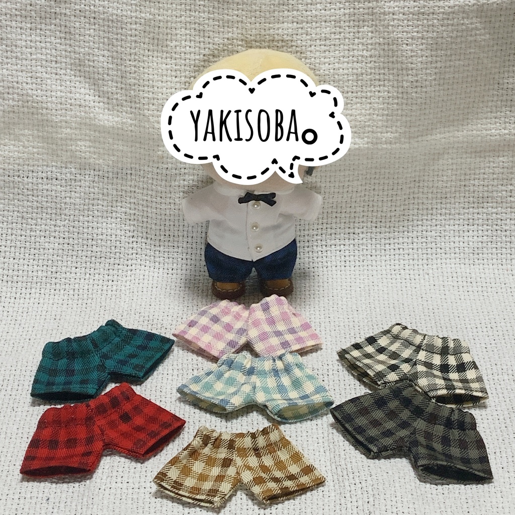 12:チェック柄パンツ