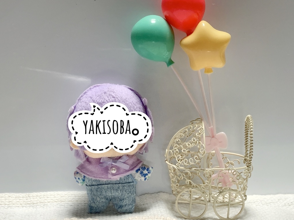 パステルショートケープ:10cmぬいサイズ