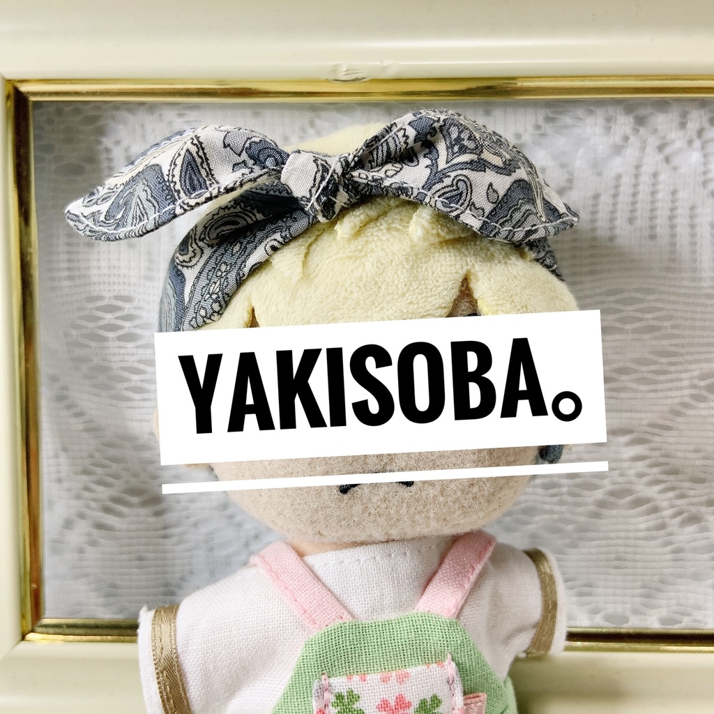 ペイズリー柄リボンヘアバンド