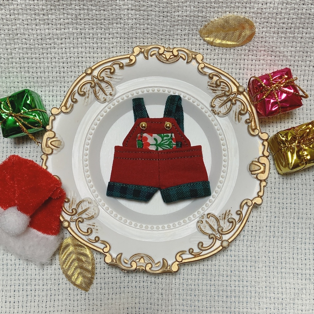 12:クリスマスカラーサロペット