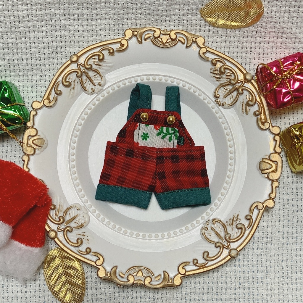 12:クリスマスカラーサロペット