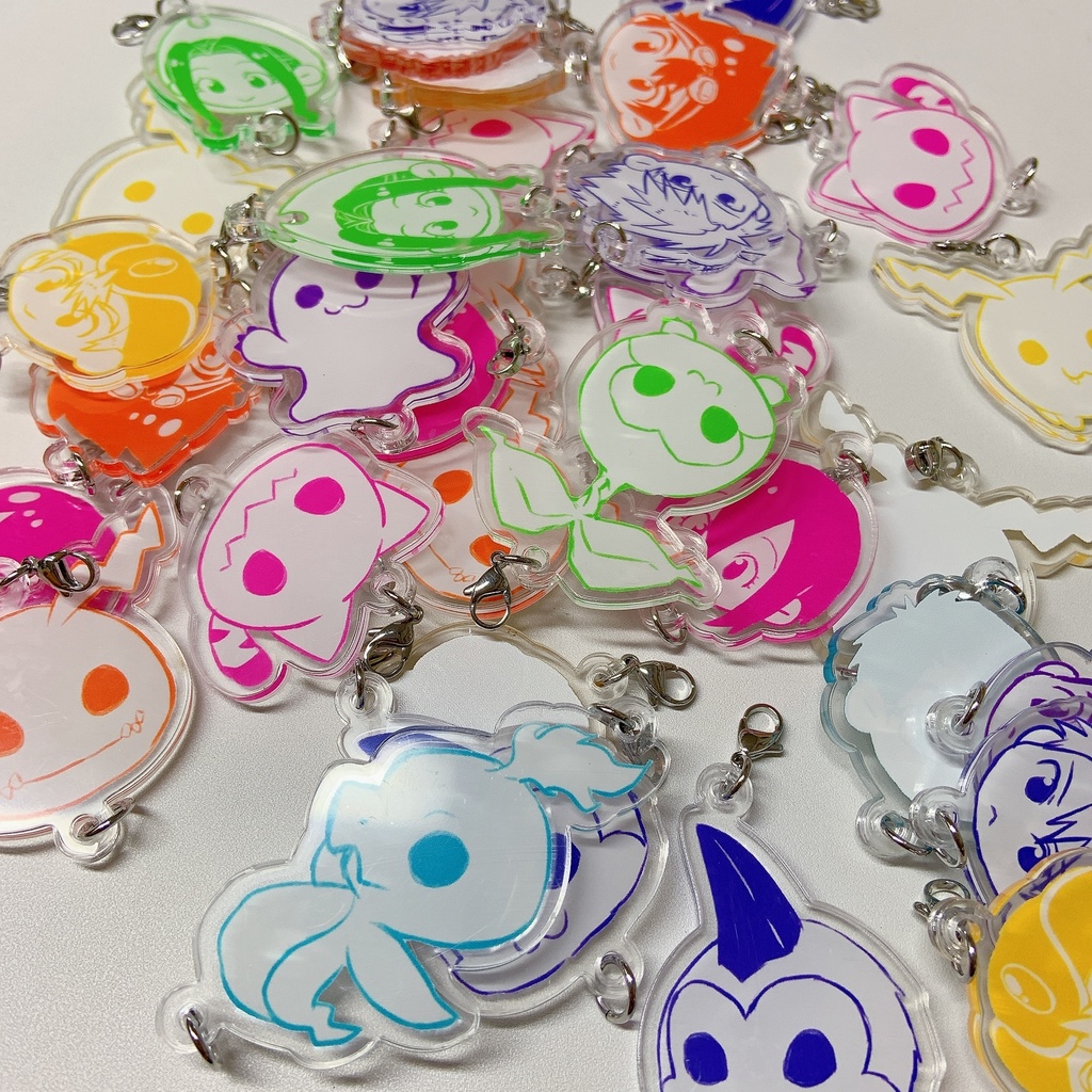 つながるアクリルチャーム