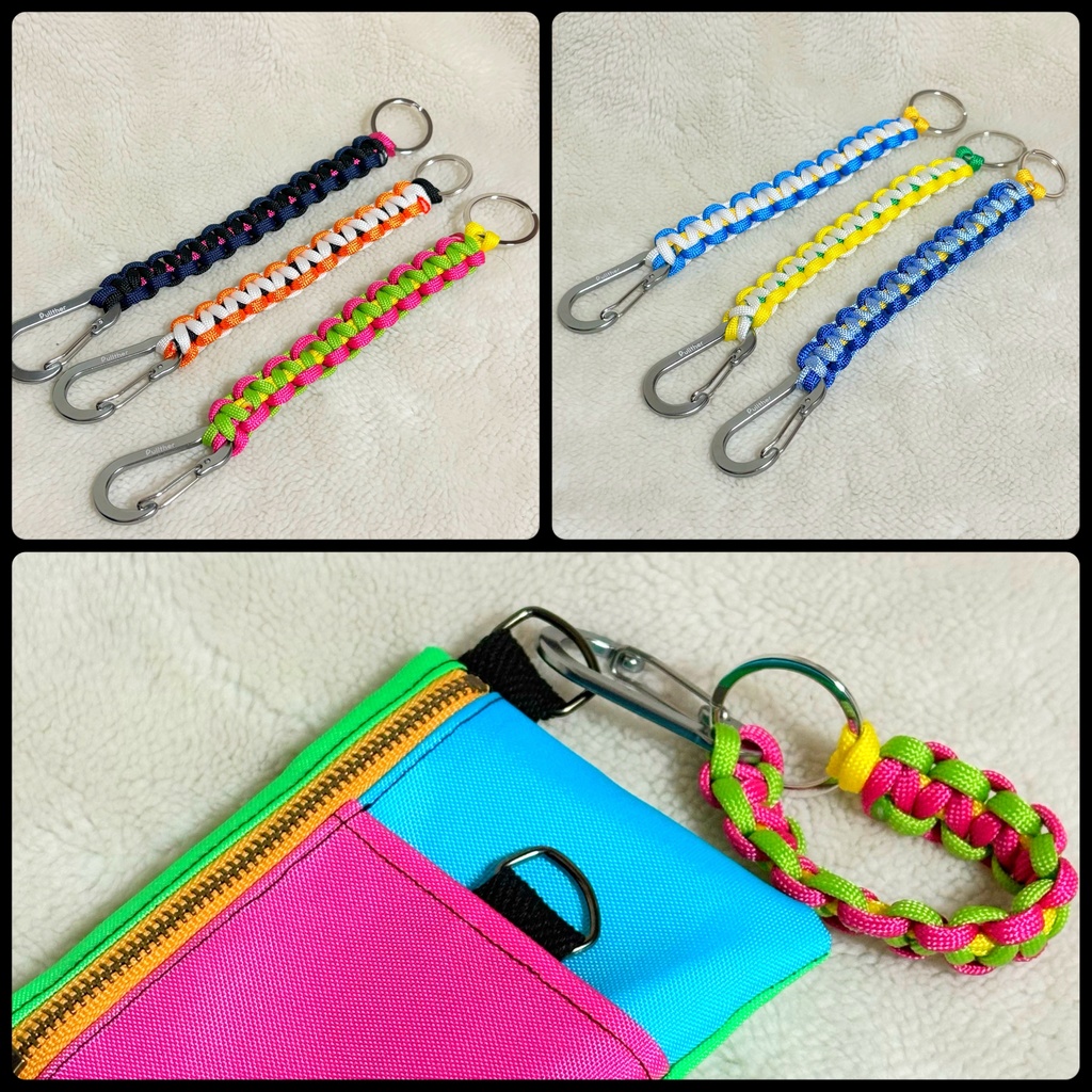 カラビナ付きコードキーチェーン