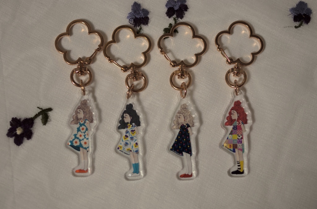 アクリルキーホルダー S