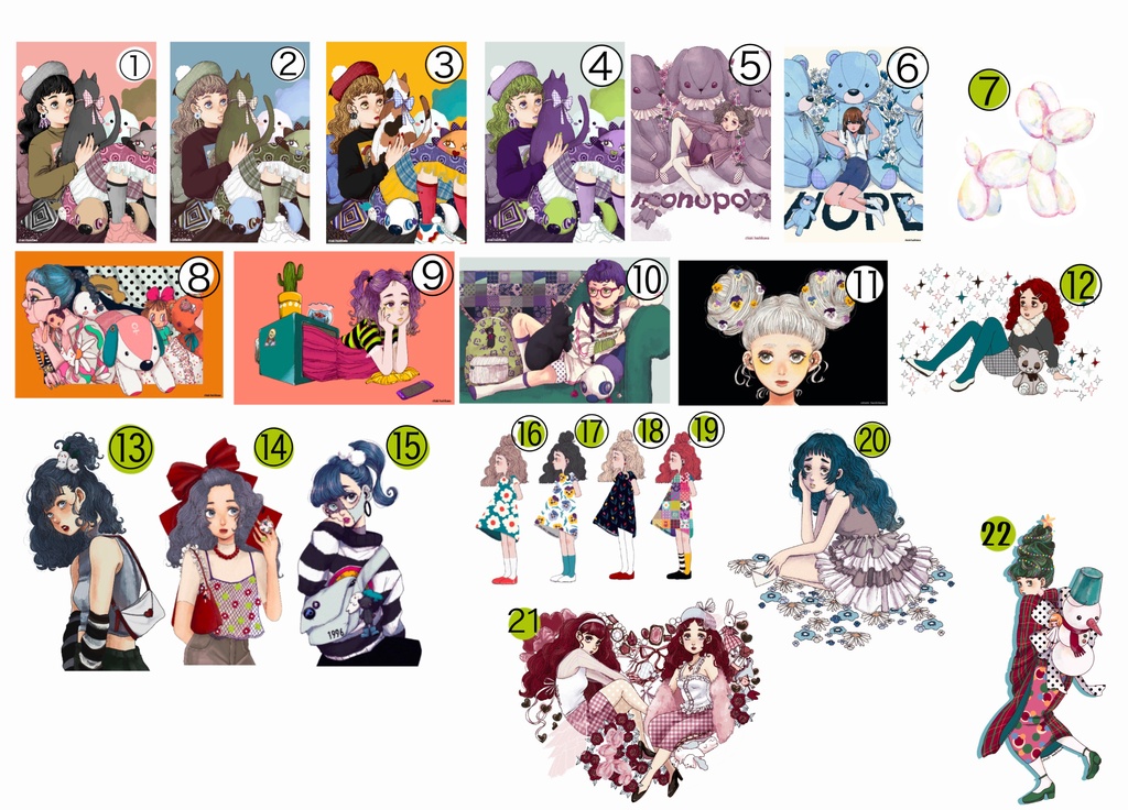 クリアステッカー