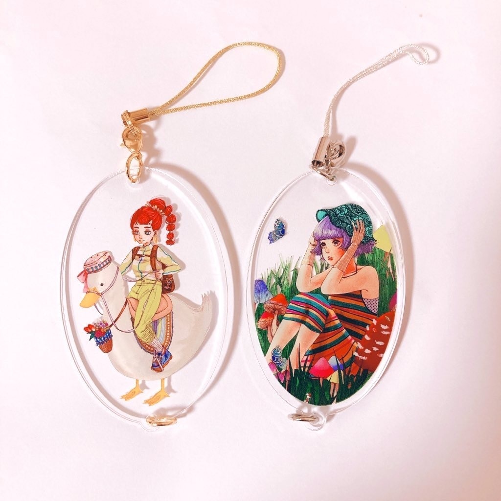 アクリルキーホルダー M