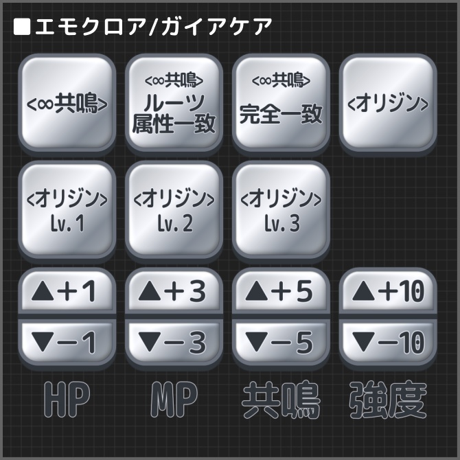 ココフォリアクリックアクション素材 「角丸ボタン」
