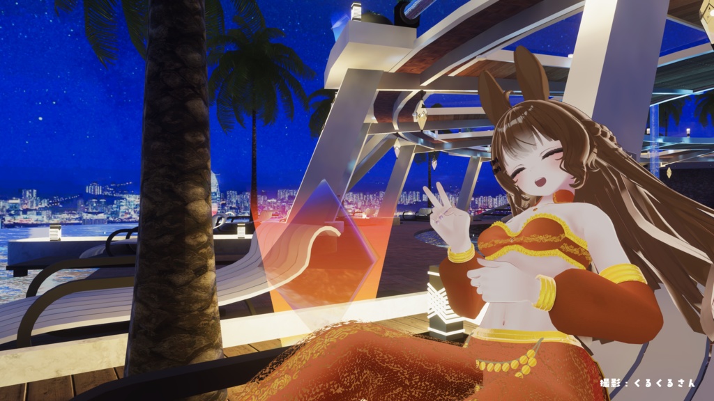 ルーナリットちゃん・リーファちゃん想定 アラビアンスタイル(8color) XWear形式追加!