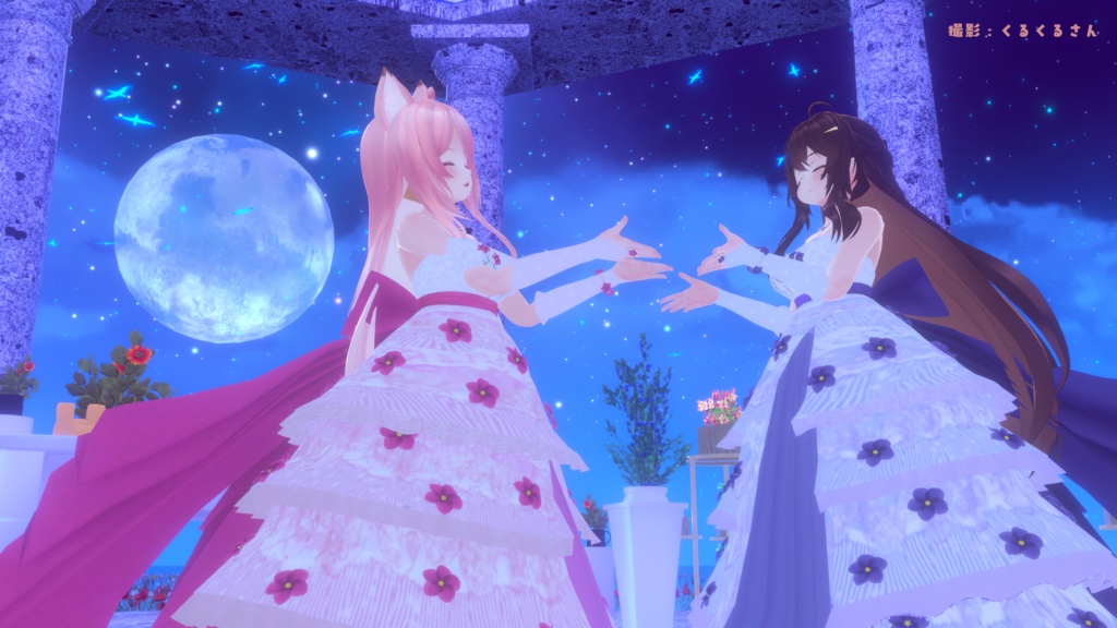 エルキュナ2ちゃん・リミリアちゃん想定衣装 Flower Dress♡(8カラー)