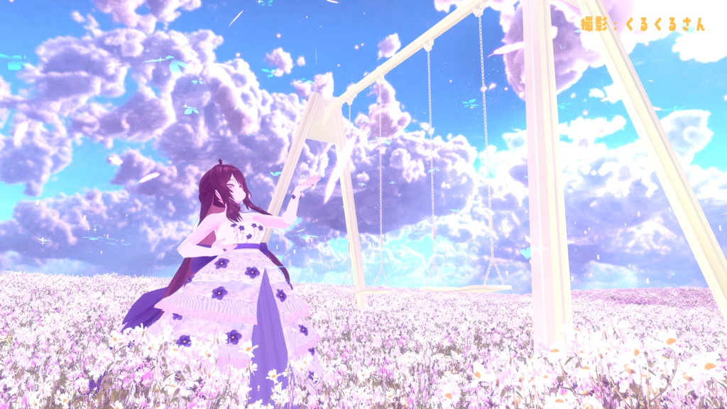 エルキュナ2ちゃん・リミリアちゃん想定衣装 Flower Dress♡(8カラー)