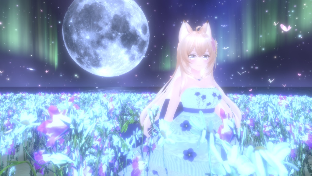 エルキュナ2ちゃん・リミリアちゃん想定衣装 Flower Dress♡(8カラー)