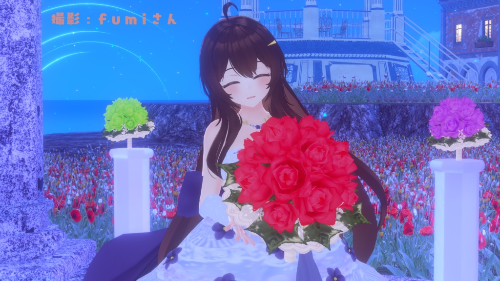 エルキュナ2ちゃん・リミリアちゃん想定衣装 Flower Dress♡(8カラー)