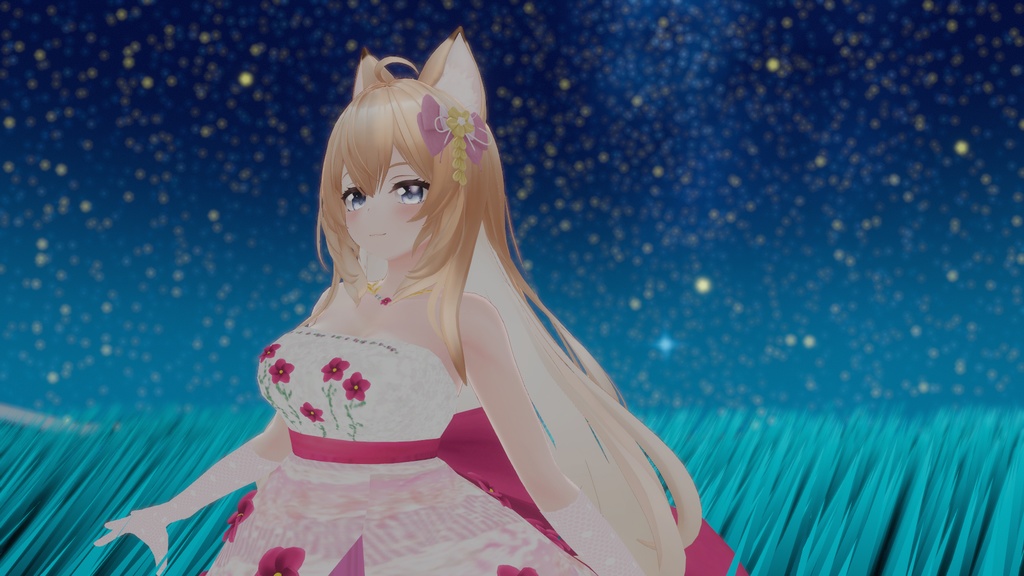 エルキュナ2ちゃん・リミリアちゃん想定衣装 Flower Dress♡(8カラー)