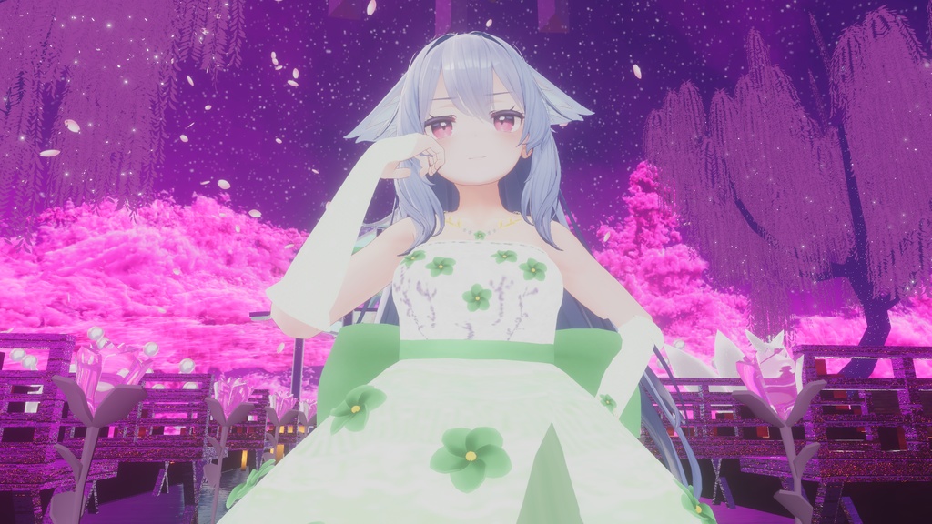 桔梗ちゃん想定衣装 Flower Dress♡(8カラー)