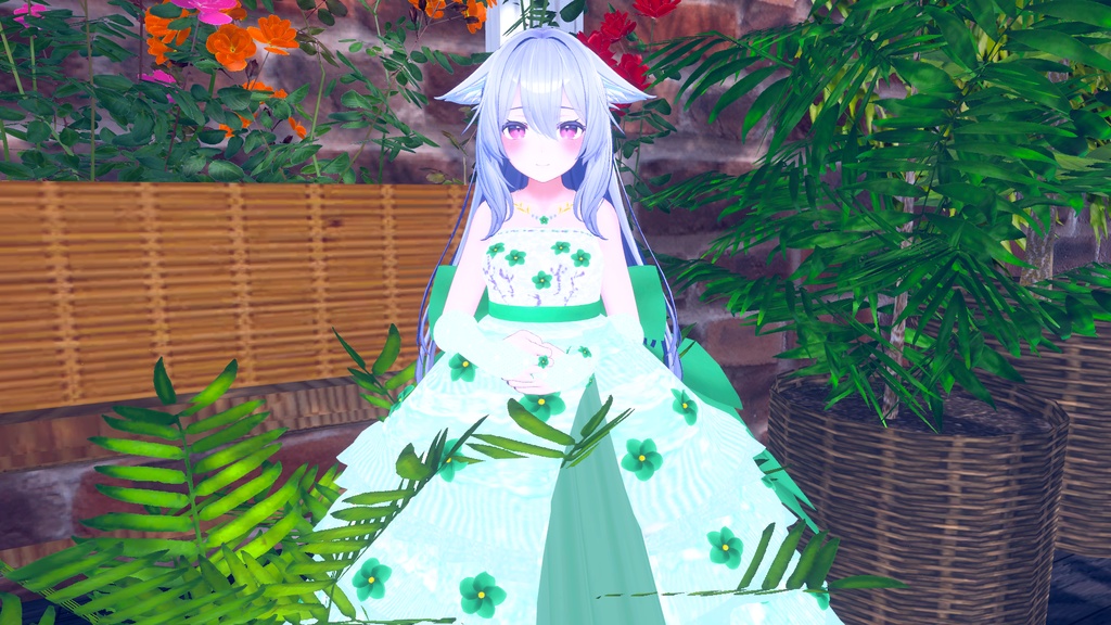 桔梗ちゃん想定衣装 Flower Dress♡(8カラー)