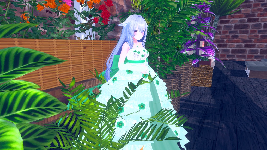 桔梗ちゃん想定衣装 Flower Dress♡(8カラー)