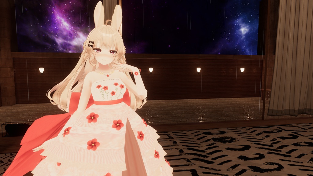 ルーナリットちゃん・リーファちゃん想定衣装 Flower Dress♡(8カラー) XWear形式追加!