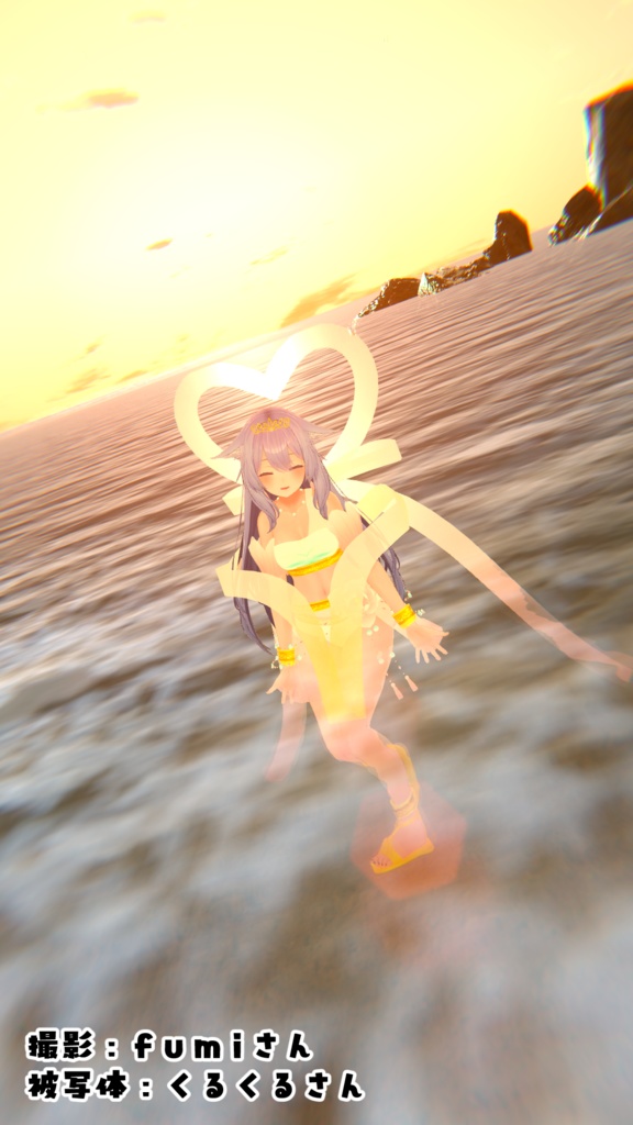 桔梗ちゃん想定衣装 羽衣水着