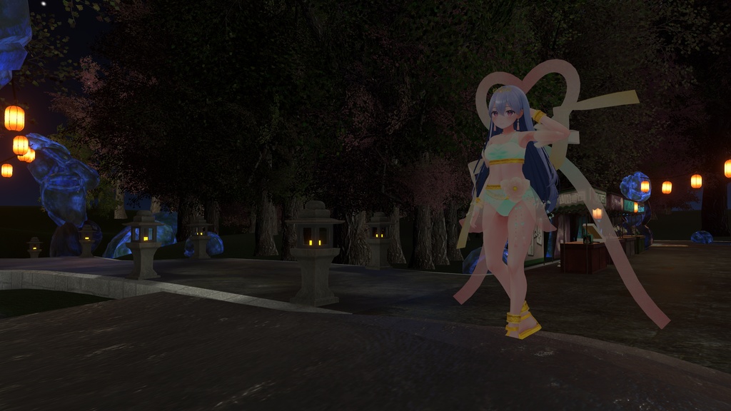 桔梗ちゃん想定衣装 羽衣水着