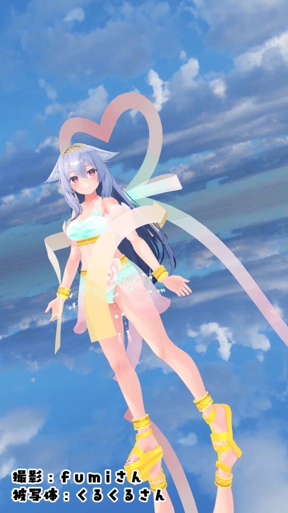 桔梗ちゃん想定衣装 羽衣水着