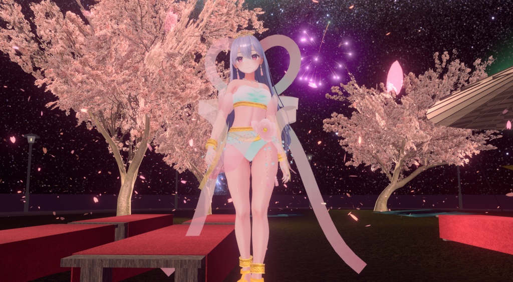 桔梗ちゃん想定衣装 羽衣水着