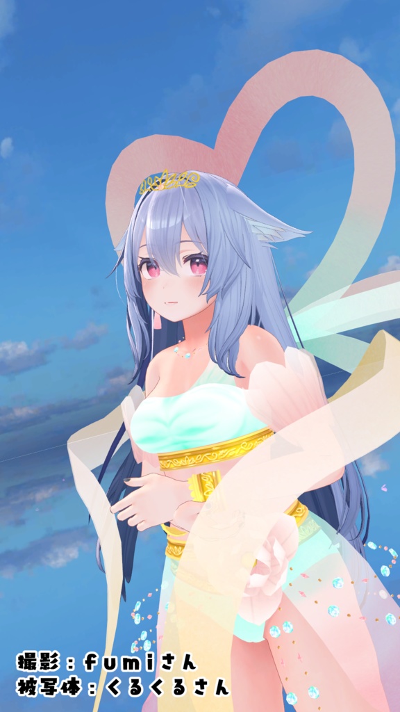 桔梗ちゃん想定衣装 羽衣水着