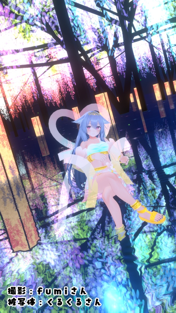 桔梗ちゃん想定衣装 羽衣水着