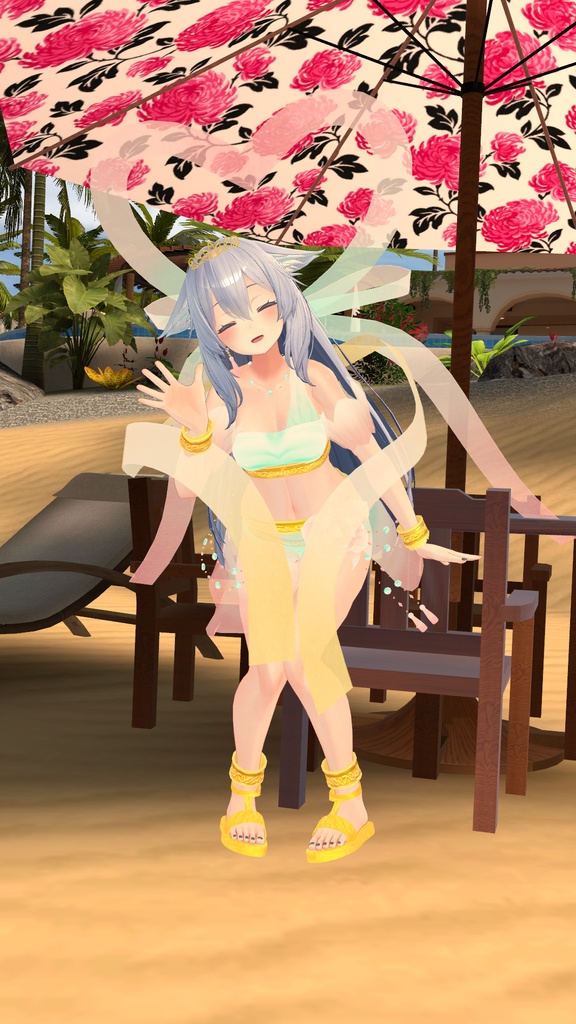 桔梗ちゃん想定衣装 羽衣水着