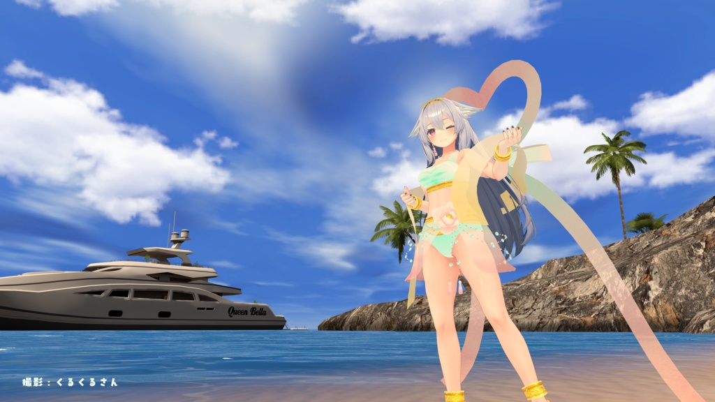 桔梗ちゃん想定衣装 羽衣水着