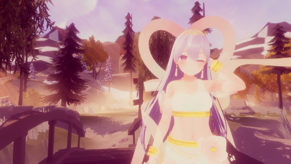 桔梗ちゃん想定衣装 羽衣水着