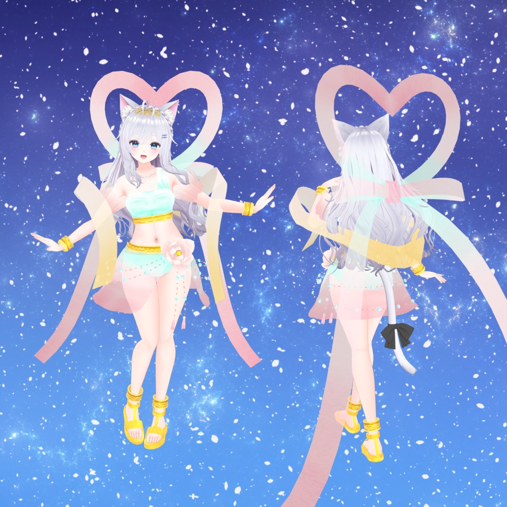 望身ちゃん想定衣装 羽衣水着 XWear形式追加!