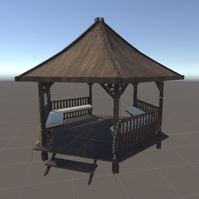 3Dモデル ガゼボ(Gazebo)